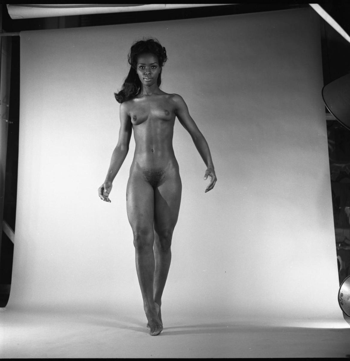 Rare nude photo of Gloria Smith, Miss Black America 1969. 